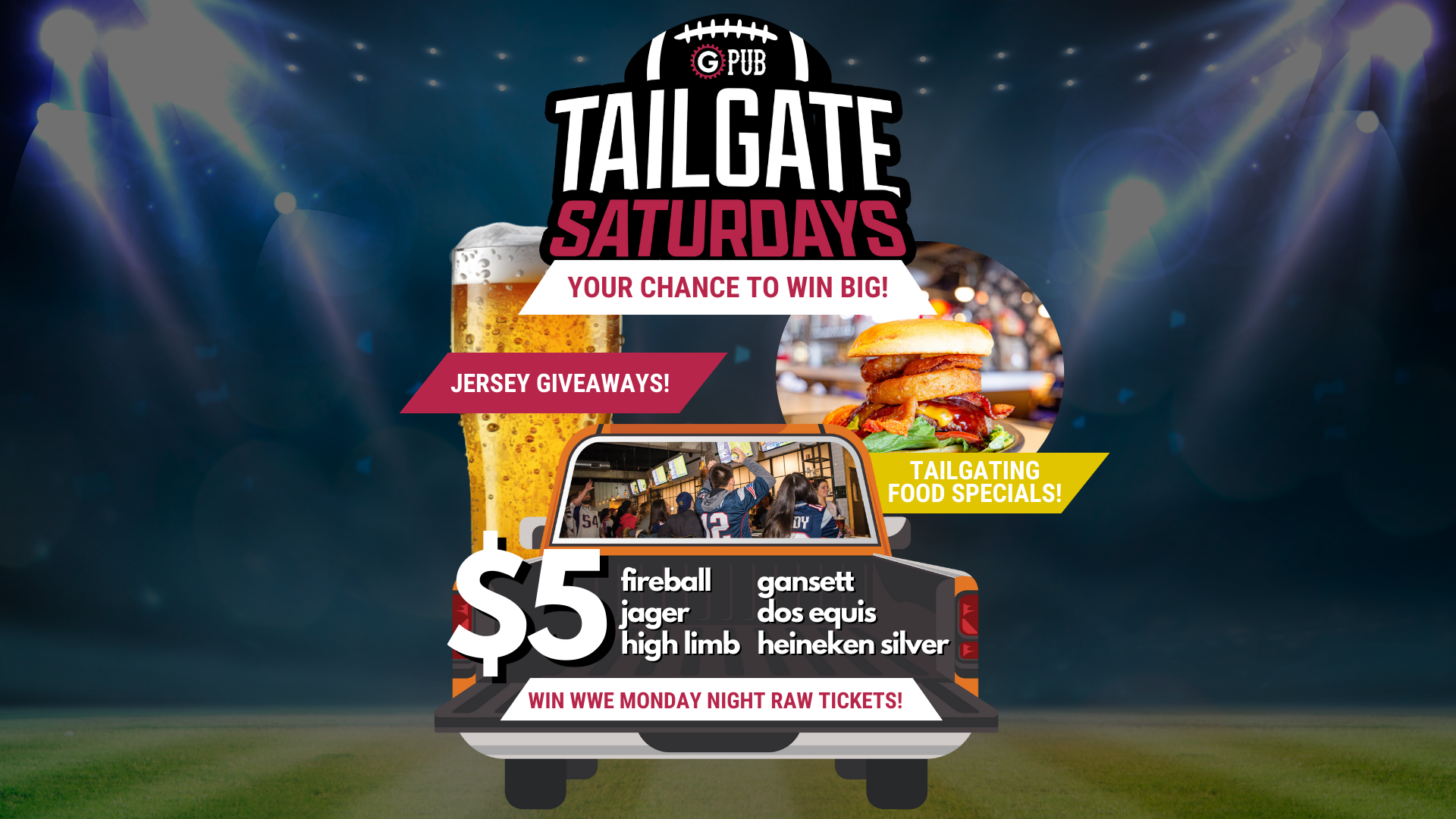 Tailgate Saturdays at Providence G Pub